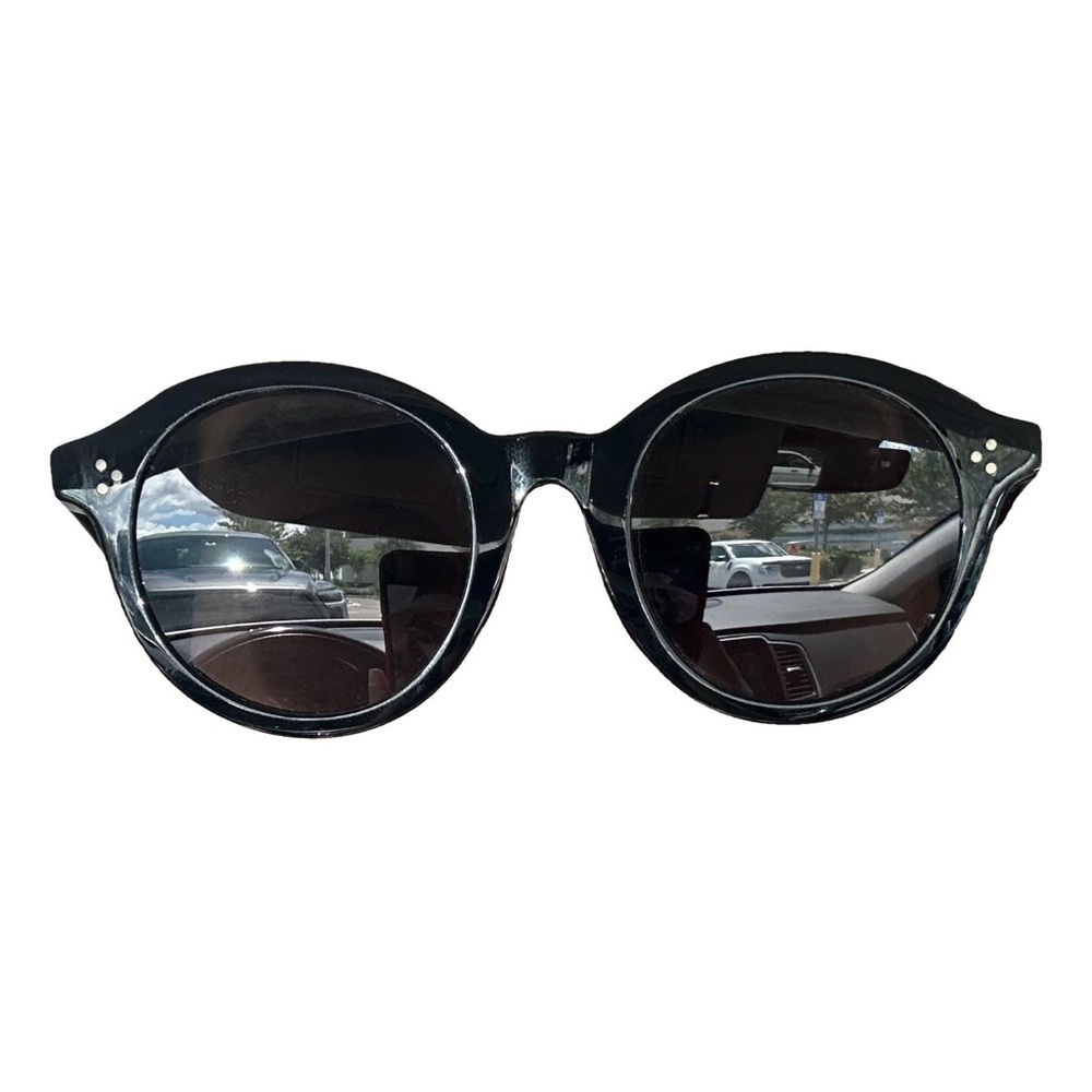 Celine Black Round Sunglasses